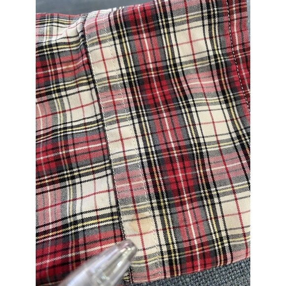 Ralph Lauren Men's Classic Fit Red Plaid Long Sleeve Button Down Shirt Sz 15/M - Picture 4 of 12